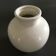 Vase boule ivoire