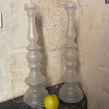 Pair of art deco candle holders