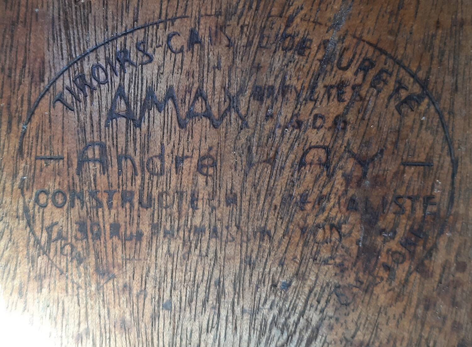 Comptoir caisse (ou bureau) André Ray. (Années 30/ 40)