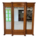 Armoire à glace 3 portes style faux bambou époque 19e siècle