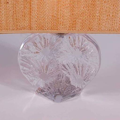 1970s Glass table lamp by Daum, France