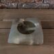 Marbled onyx ashtray