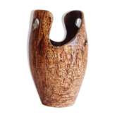 Vase de forme libre par « Les potiers d’Accolay », France années 1970