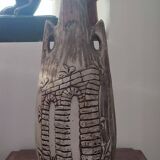 Vase signed EVA-SUD Mod. Dep vintage Italian ceramic