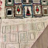 Multi color wool rug