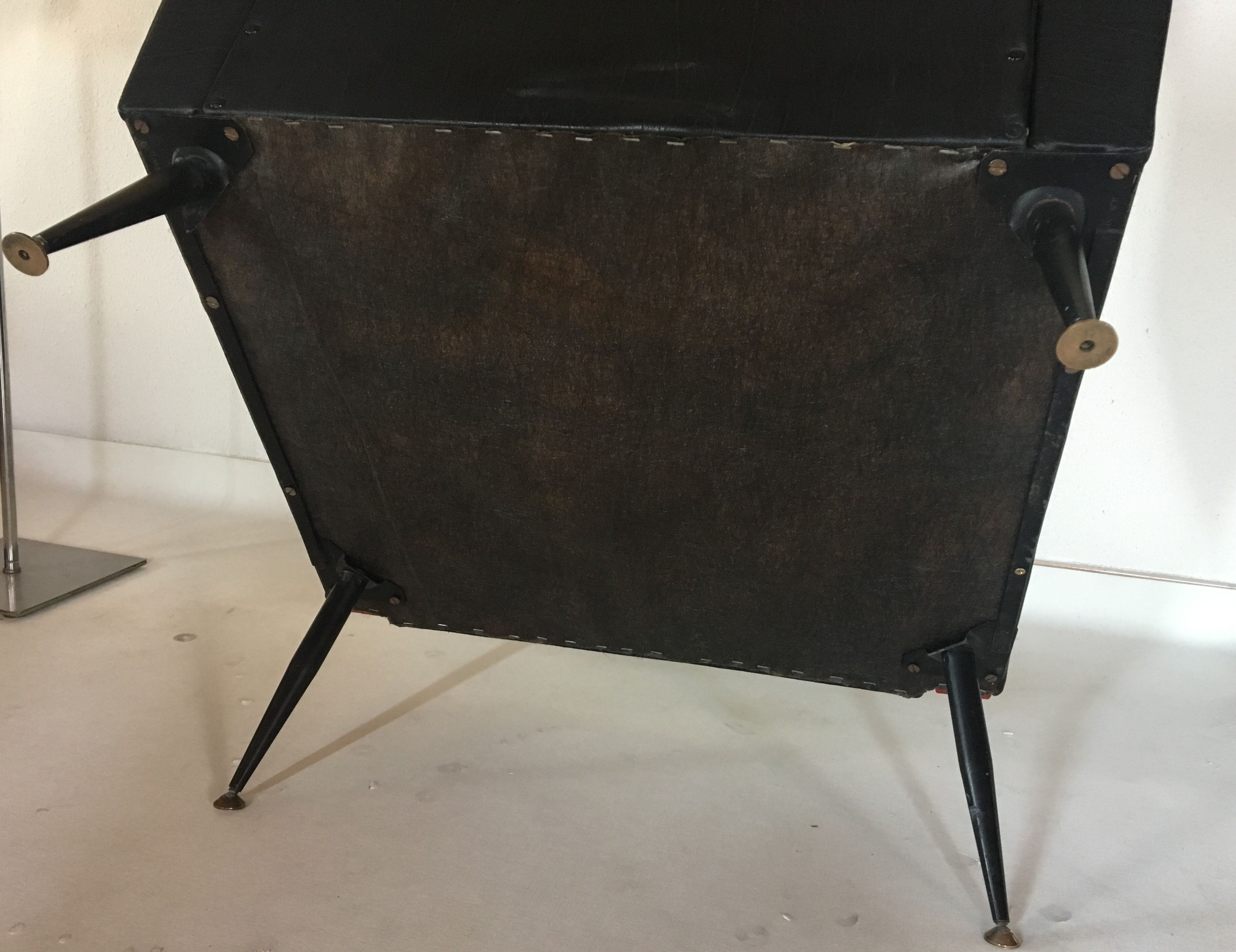 Leatherette armchair 50s 60s