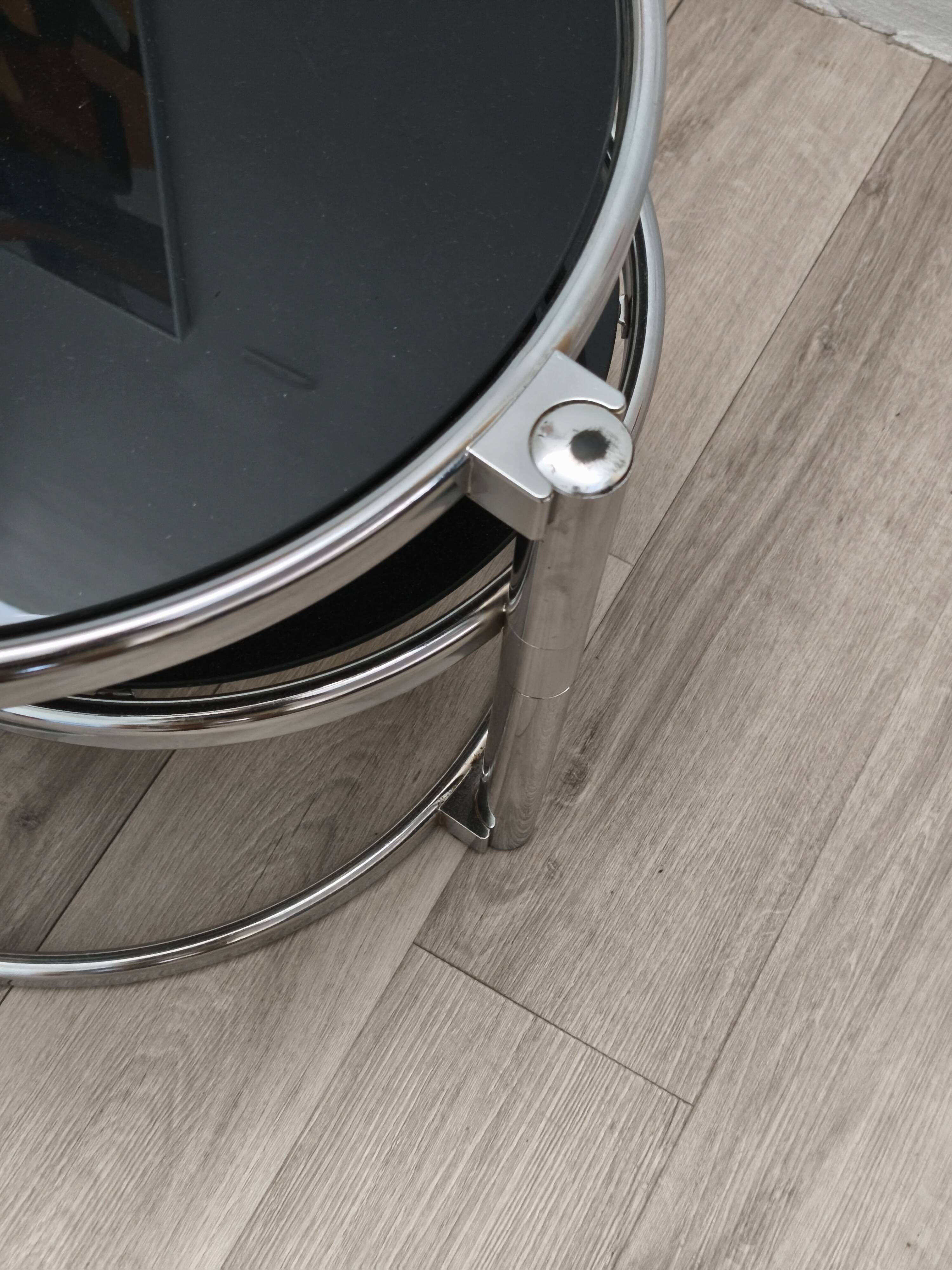 Leitmotiv 1970s rotating tray side table