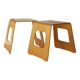 Pair of Benjamin stools tables by Lisa Norinder IKEA vintage 90s