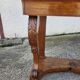 Empire restauration console with marble top in walnut from the 19th century