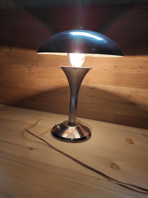 Lampe champignon en métal vers 1920 1940