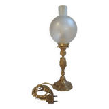 Bronze globe lamp