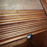 1920s Compactom Ltd gentleman’s wardrobe in light oak