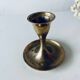 Golden brass candle holder