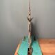 Old painted metal pulling toy