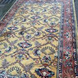 Persian rug in burgundy yellow wool, 200x300cm