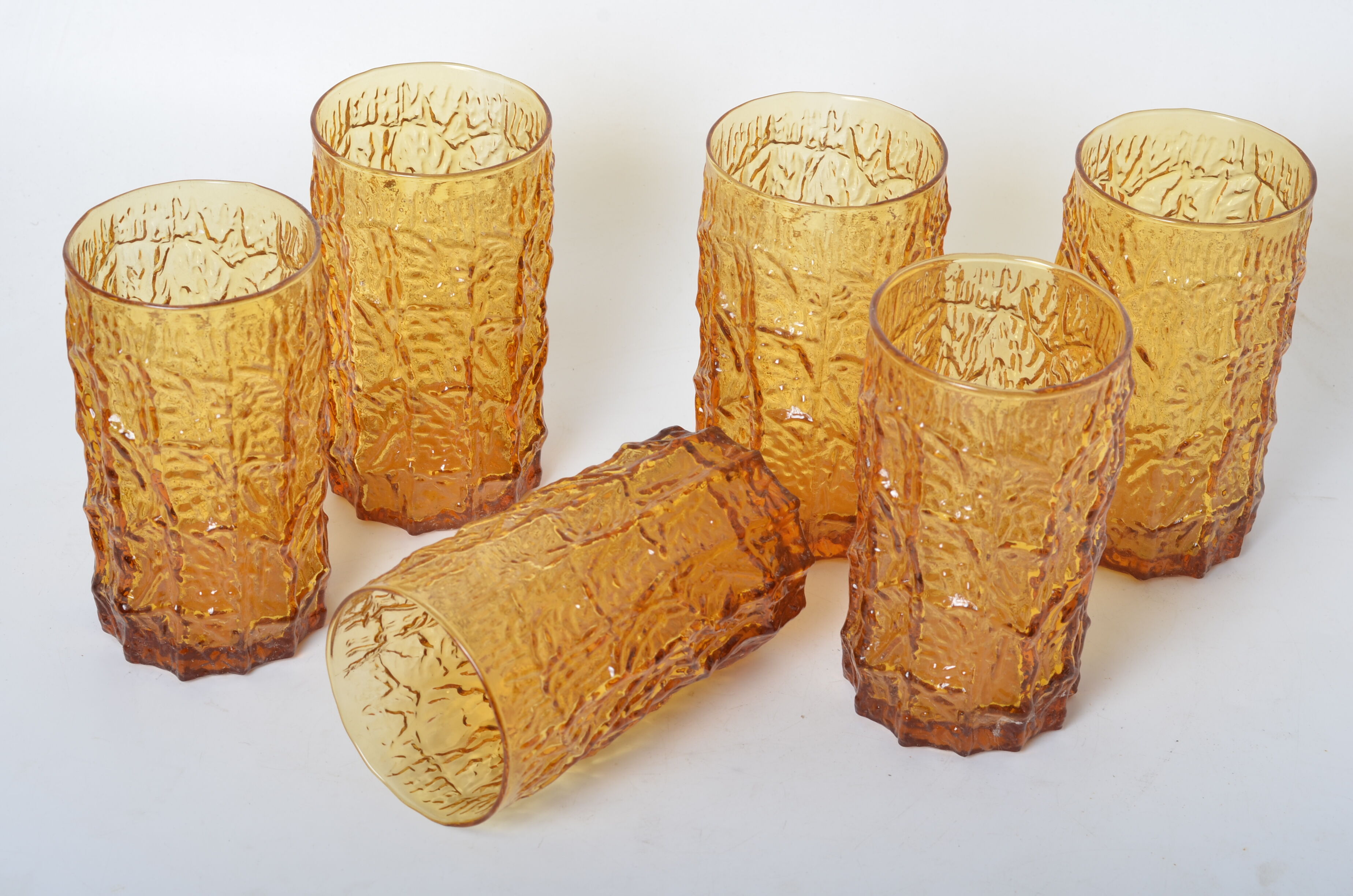 Amber glasses Withefriars Geoffrey baxter