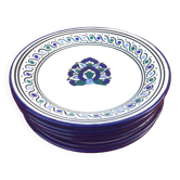6 assiettes à dessert  en Faïence d
