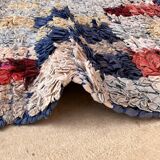 Colorful Boucherouite Moroccan rug - 126 x 195 cm