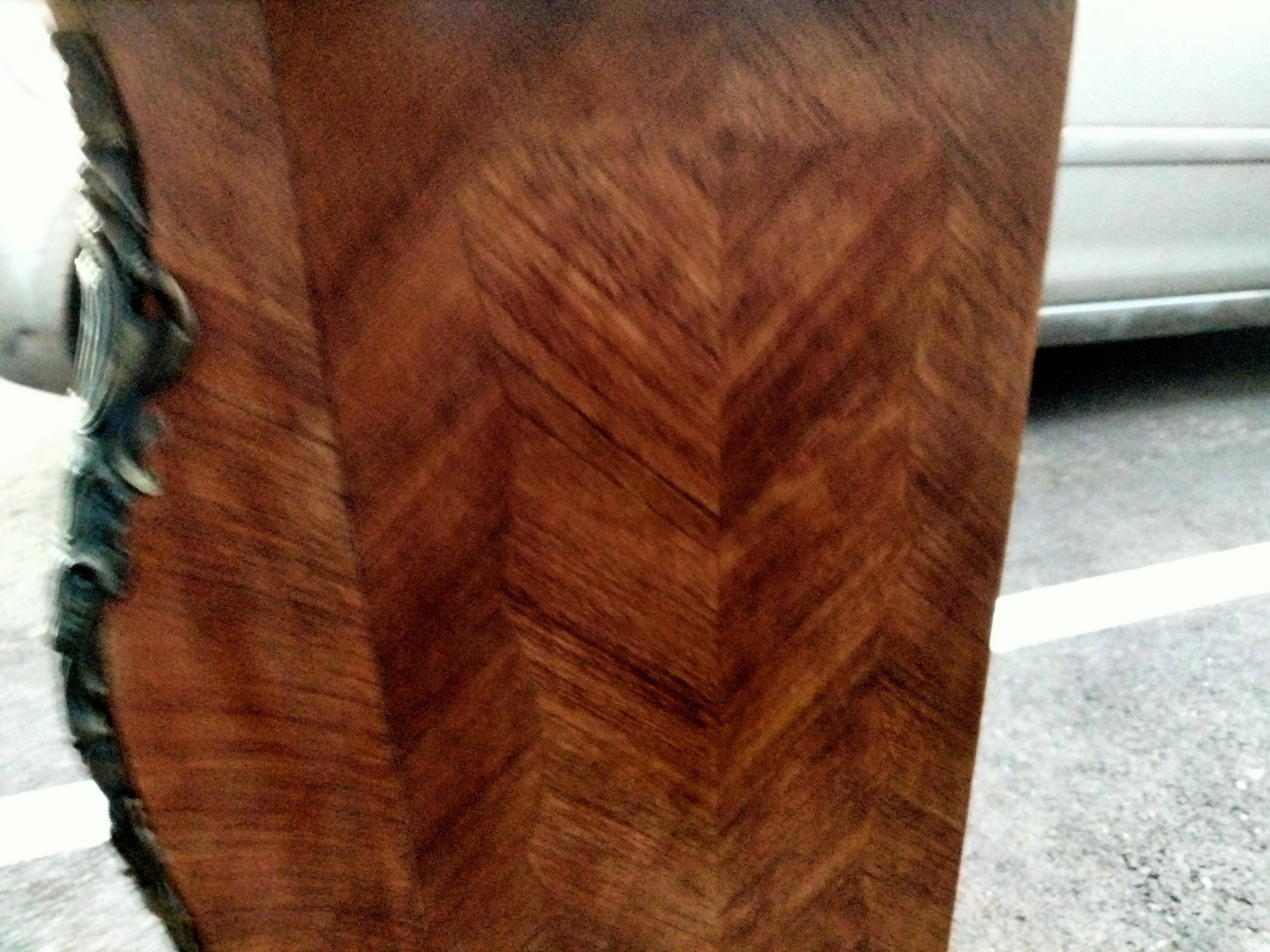 Dresser rag maker style louis xv marquetry marble top