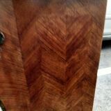 Dresser rag maker style louis xv marquetry marble top