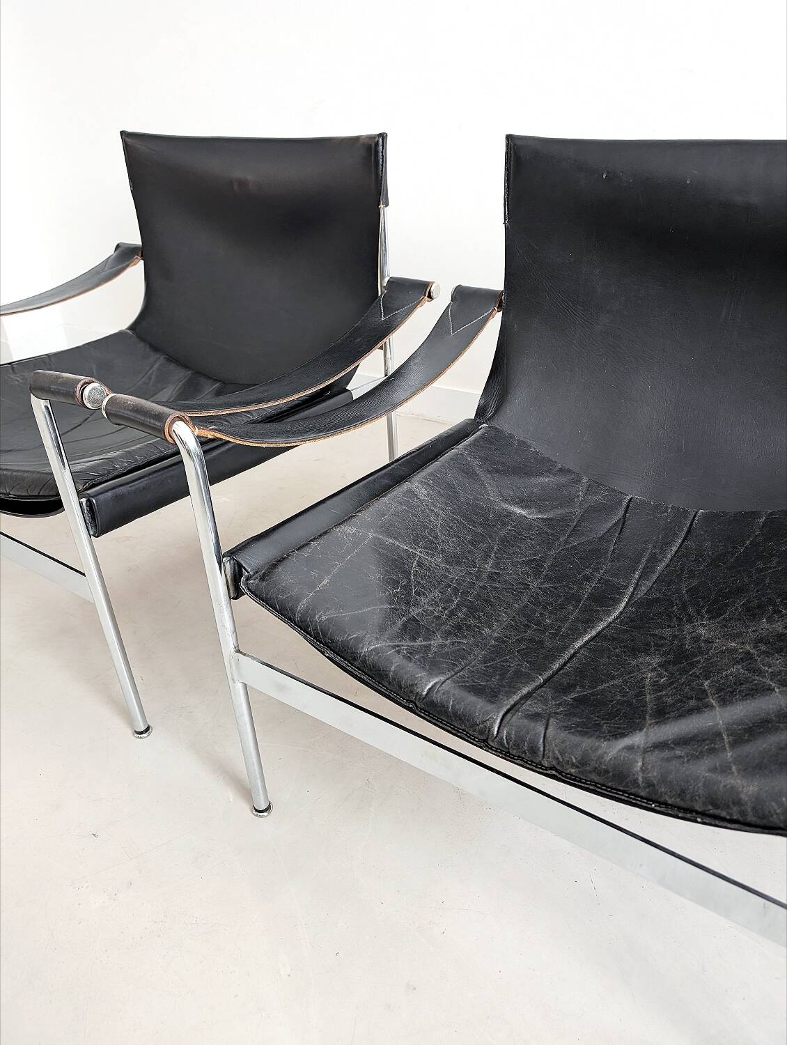 Set of 2 'D99' Lounge Chairs by Hans Könecke for Tecta 1960's