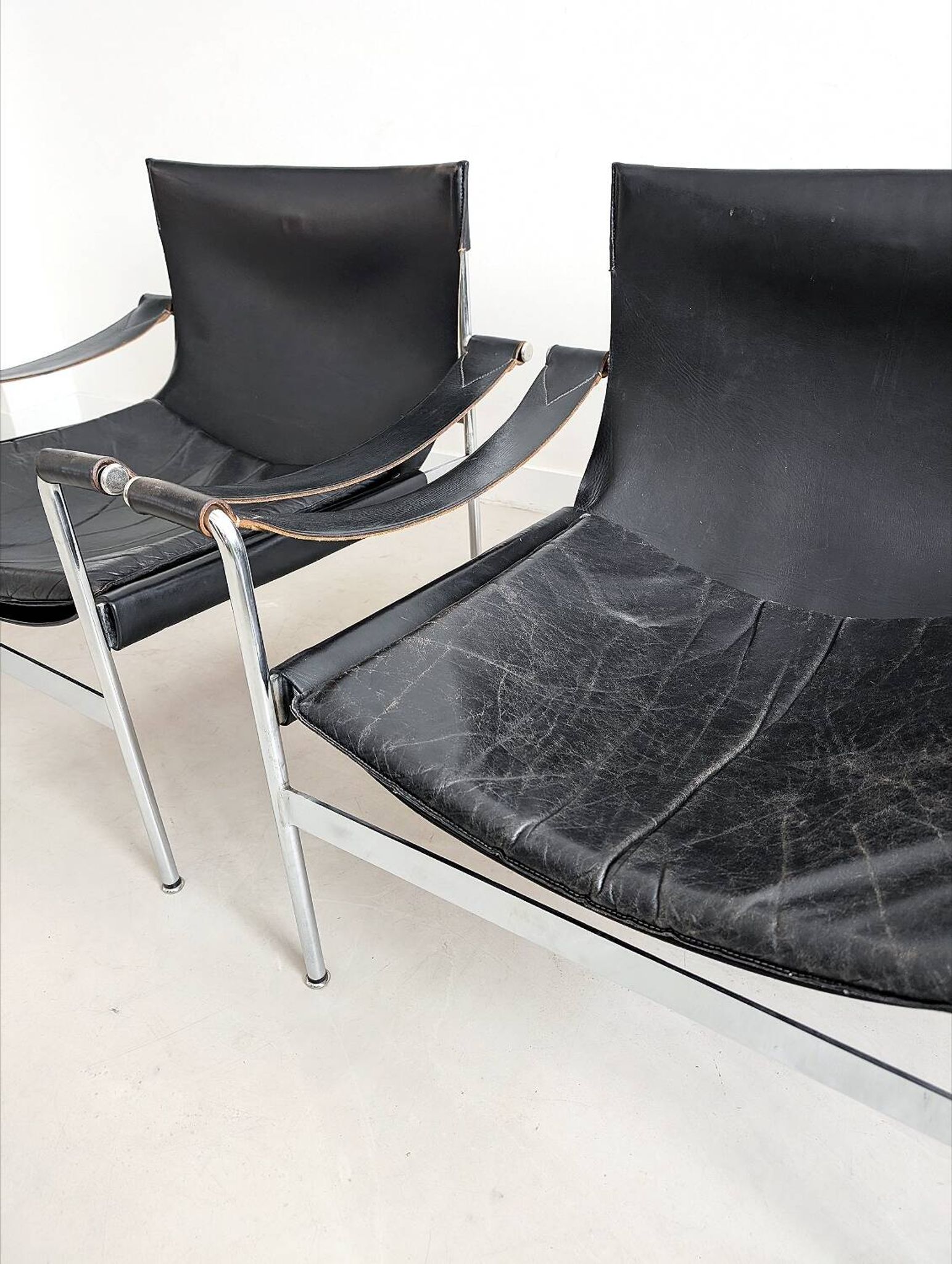 Lot de 2 chaises longues « D99 » par Hans Könecke pour Tecta années 1960