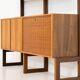 Fee standing wall unit by Poul Cadovius