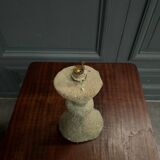 Triskel lamp in reconstituted stone 1970 resin lampshade