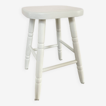 Tabouret pin vert céladon