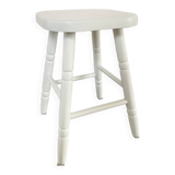 Celadon green pine stool
