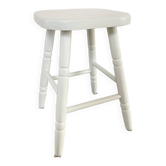 Tabouret pin vert céladon