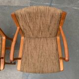 Set of vintage Danish teak chairs