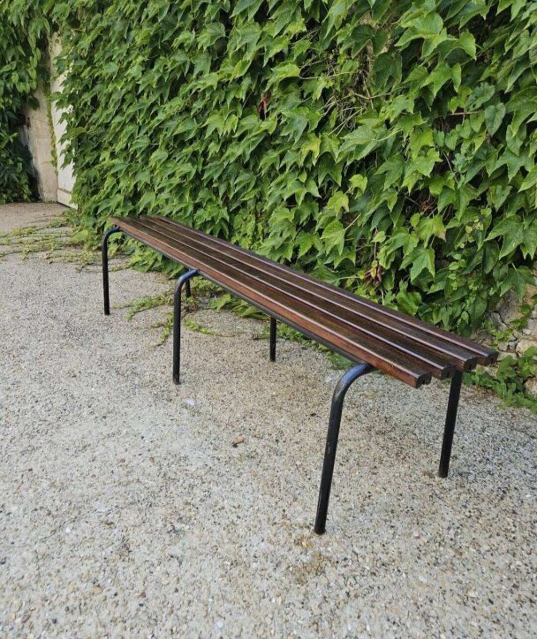 Vintage school bench