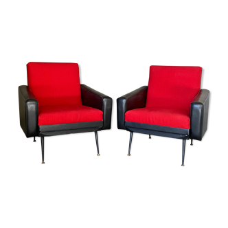 Pair of seventies armchairs