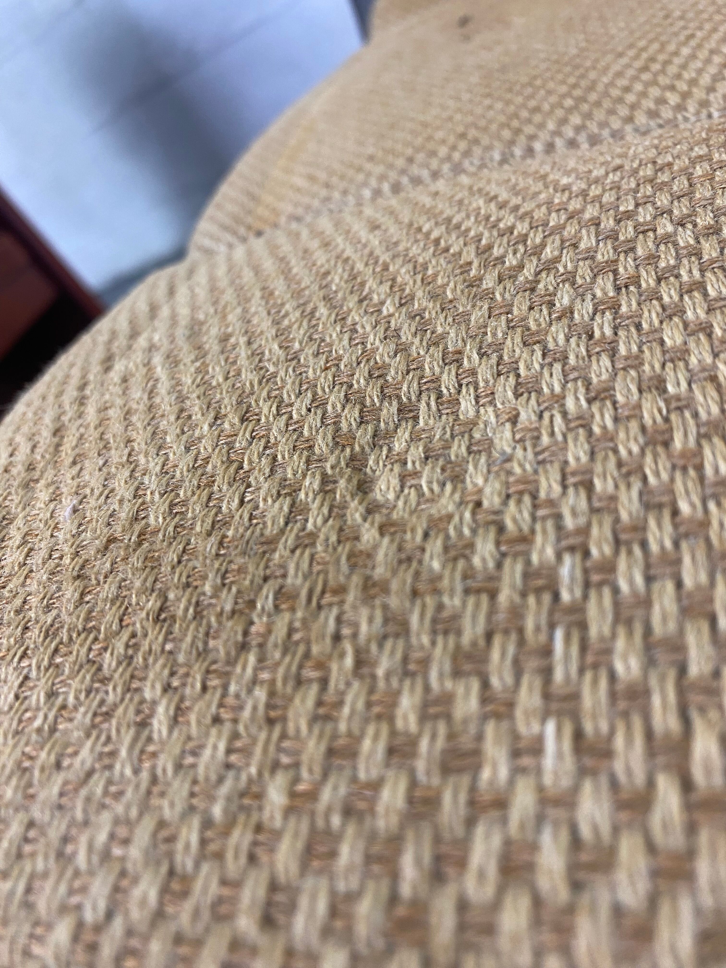 Vintage Office Chair in Leatherette and Fabric
