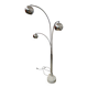 "Muguet" floor lamp by G. Reggiani in chrome metal from the 70s