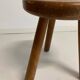 Pine stool in the style of Charlotte Perriand.