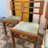 5 vintage Pierre Cruège chairs