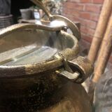 Pot à lait ancien en laiton
