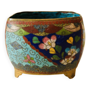 pot émail cloisonné