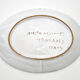 Vintage italian ceramic oval plate by Giovanni De Simone, 1960s