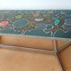Coffee table in ceramic tiles 60s/70s