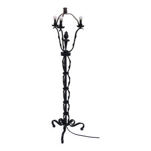 Lampadaire en fer forgé - gilbert