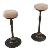 Paire de tabourets de dentiste « Culbuto » 1950’s