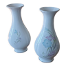 Paire de vases  dragonware japonais