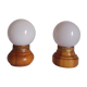 Paire de lampes de chevet vintage