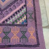 Kilim violet berbère fait à la main 51x94cm