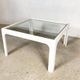 Coffee table with glass top by Peter Ghyczy for Horn Collection, 1960s