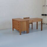 Bureau en bois d'orme certifié groupe Regain