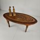 20th century Anglo-Indian inlaid bone coffee table